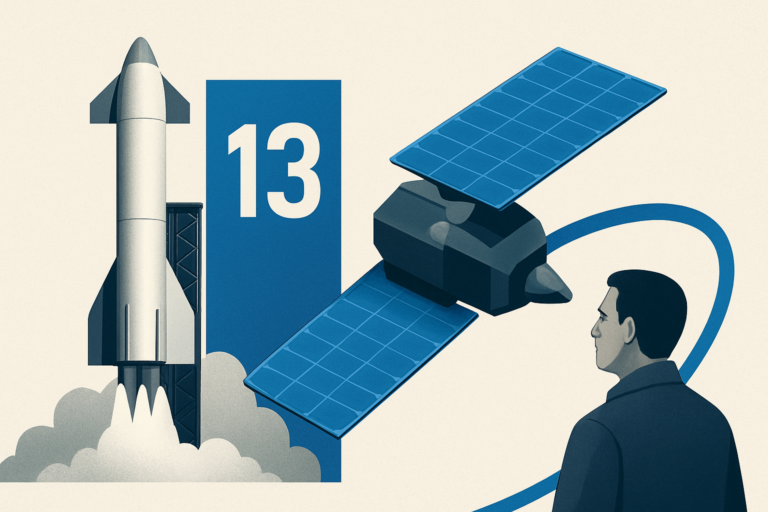 Starship Flight 13 set for July 24 test; Starlink V3 payload raises stakes